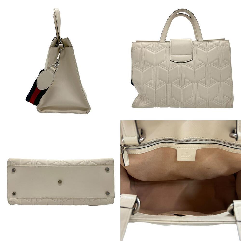 Gucci Ivory leather handbag White bag shoulder White